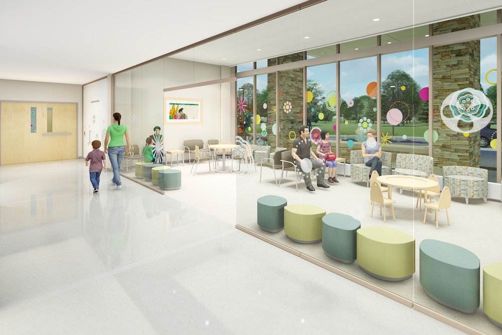 The 6,300-square-foot children’s emergency room is planned along South National Avenue.
